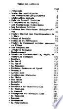 Rapports de base des journées d'études