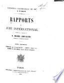 Rapports du Jury international
