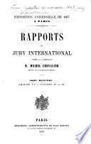 Rapports du jury international publiés sous la direction de Michel Chevalier