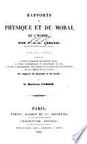 Rapports du physique et du moral de l'homme
