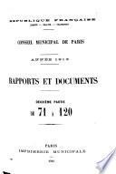 Rapports et documents