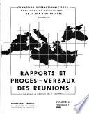 Rapports et procès-verbaux des réunions