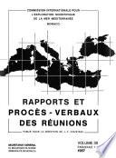 Rapports et procès-verbaux des réunions