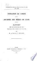 Rapports, fondations, concours, notices, biographiques