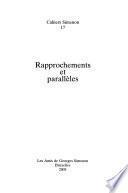 Rapprochements et parallèles