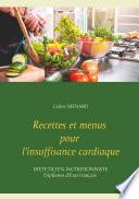 Recettes et menus pour l'insuffisance cardiaque