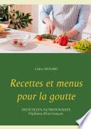 Recettes et menus pour la goutte