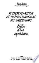 Recherche-action et perfectionnement des enseignants