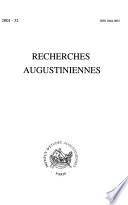 Recherches augustiniennes
