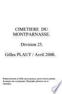 Recherches cimetière en milieu juif: Division 25