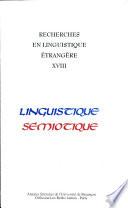 Recherches en linguistique étrangère