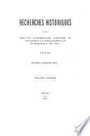 Recherches historiques