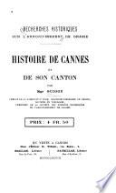 Recherches historiques sur l'arrondissement de Grasse