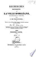 Recherches historiques sur la ville d'Orléans depuis Aurélien l'an 274, jusqu'en 1789: 1794-1795