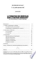 Recherches sociologiques