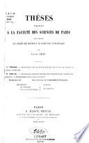 Recherches sur la végétation de l'Ouest de la France à l'époque tertiaire