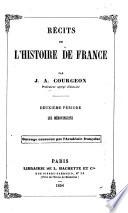 Recits de l'histoire de France par J.A. Courgeon