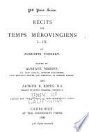 Récits des temps mérovingiens