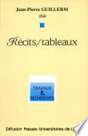 Récits/tableaux