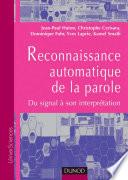 Reconnaissance automatique de la parole