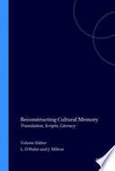Reconstructing Cultural Memory