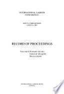 Record of Proceedings