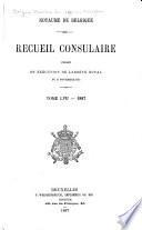Recueil Consulaire Contenant les Rapports Commerciaux des Agents Belges à L'Étranger