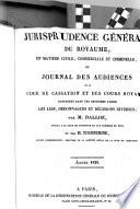 Recueil critique de jurisprudence et de législation