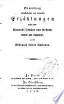 Recueil d'histoires instructives et amusantes, suivi d'un choix d'Idylles tirées des oeuvres de Gessner, en François et en Allemand, à l'usage des deux nations