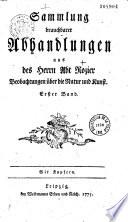 Recueil d'opuscules de l'abbé Rozier, traduit en allemand