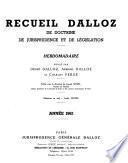 Recueil Dalloz