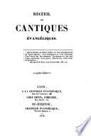 Recueil de cantiques évangéliques