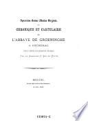 Recueil de chroniques, chartes et autres documents concernant l'histoire et les antiquites de la Flandre Occidentale, publies par la societe d'emulation de Bruges