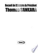 Recueil de discours du Président Thomas Sankara