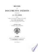 Recueil de documents inédits concernant la Picardie, publiés (d'après les titres originaux conservés dans son cabinet)