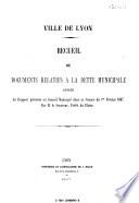 Recueil de documents relatifs à la dette municipale