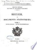 Recueil de documents statistiques