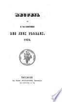 Recueil de l'Académie des jeux floraux