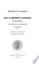Recueil de la Commission des arts et monuments historiques de la Charente-Maritime et Société d'archéologie de Saintes