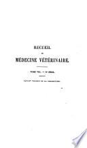 Recueil de médecine vétérinaire