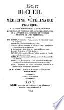 Recueil de médecine vétérinaire