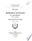 Recueil de Mémoires, Rapports et documents relatifs a l'observation du passage de Vénus sur le Soleil