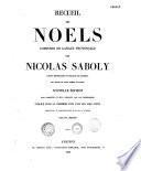 Recueil de Noëls composés en langue provençale