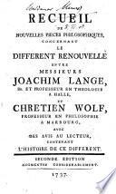 Recueil de nouvelles pieces philosophiques