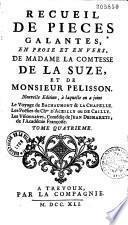 Recueil de pièces galantes...