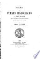 Recueil de poëmes historiques en grec vulgaire relatifs à la Turquie et aux principautés danubiennes