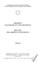 Recueil Des Arrêts Et Décisions