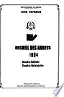 Recueil des arrêts