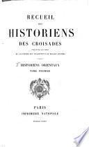 Recueil des historiens des croisades