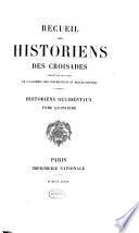 Recueil des historiens des croisades